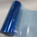 Тонировка фар голубая, глянцевая, 10 см